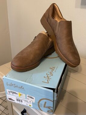 Life Stride Women’s Slip-On Casual Shoe - Brown